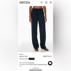 Aritiza
Babaton - Agency Pants
Navy Blue
Size 6